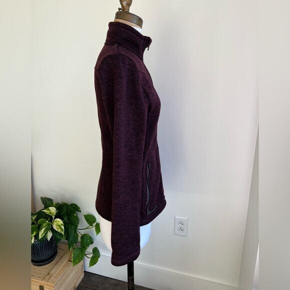 MCKINLEY WOMENS FLEECE ZIP JACKET MAROON SIZE SMALL - Picture 3 of 9